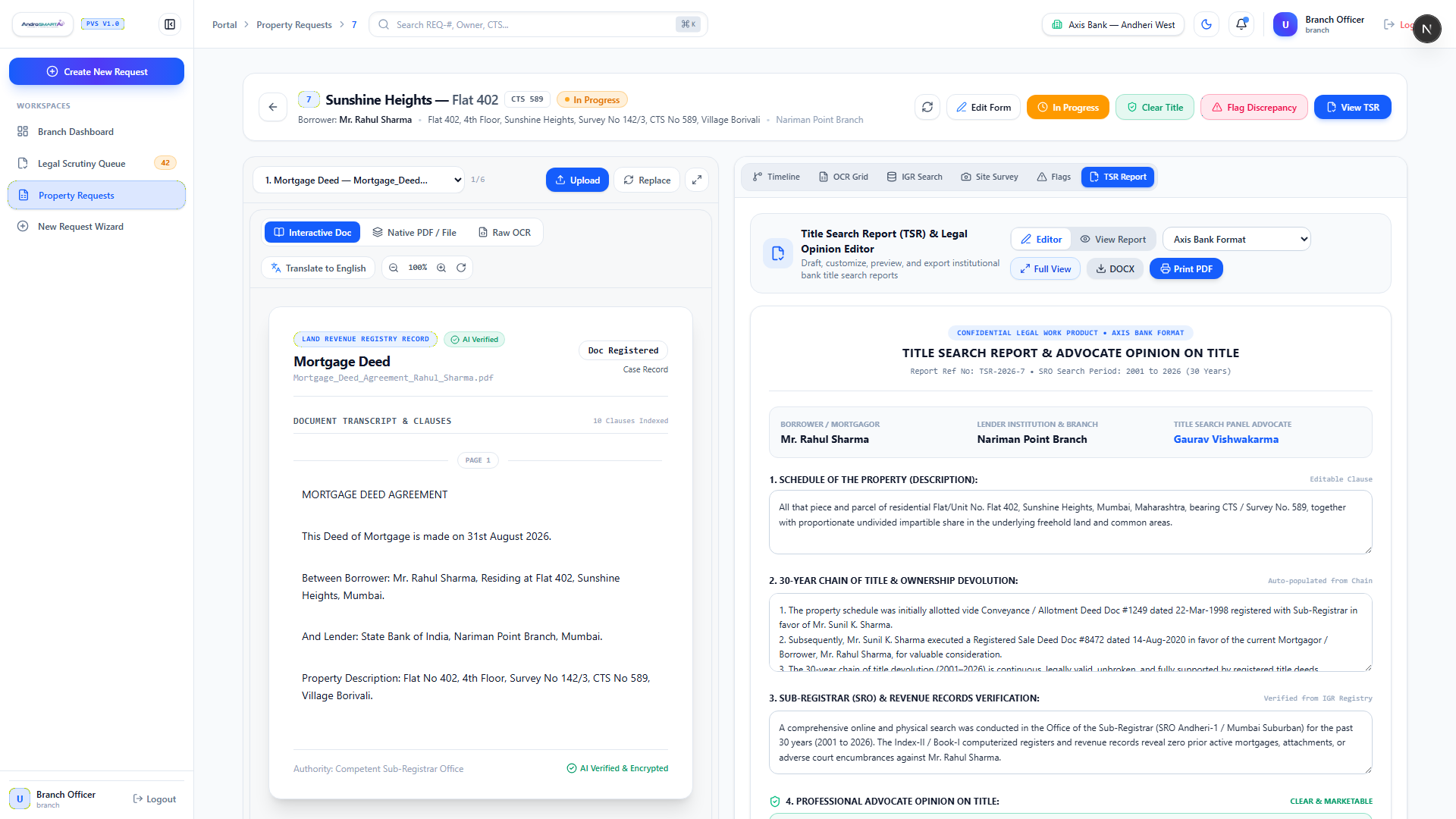 Automated Legal Report Generation
